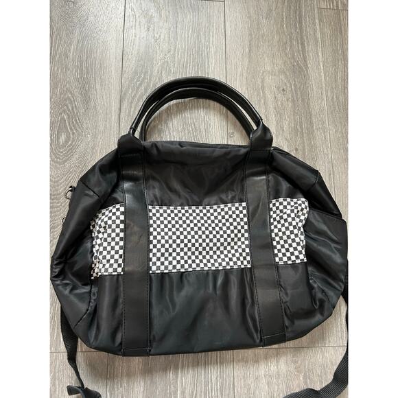 Kid's Checkered Duffle Bag Travel Tote Bag - Picture 2 of 8